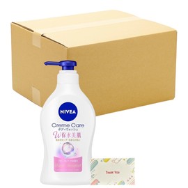 Kao Nivea Cream Care Body Wash, W Water Retention, Beautiful Skin, Floral Bouquet Scent, 16.9 fl oz (480 ml), Set of 9 + Kunutonn Original Logo e Bonus
