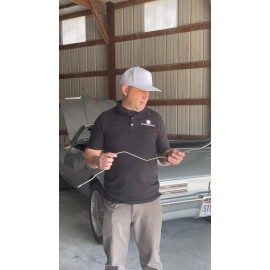 The Stop Shop Prebent Galfan Coated Steel Brake Line. Runs From Prop Valve to Rear Axle Hose