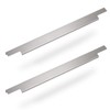 Blankett Slim Furniture Handles, 145 mm, Aluminium, Chrome, Matt, Rear