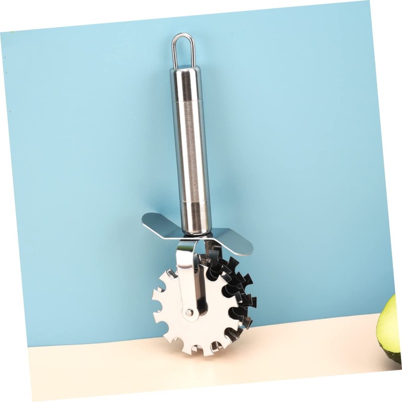 iplusmile 2pcs Stainless Steel Meat Loosening Roller with Five Wheel