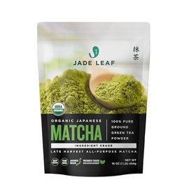 Jade Leaf Matcha Jade Leaf - Polvo de té verde Matcha japonés orgánico, grado comercial                                                               