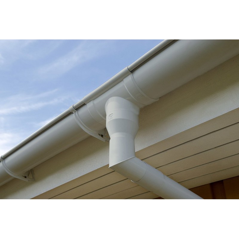 INEFA Downpipe Connector, PVC DN 50 Grey Drain Pipe Connector,