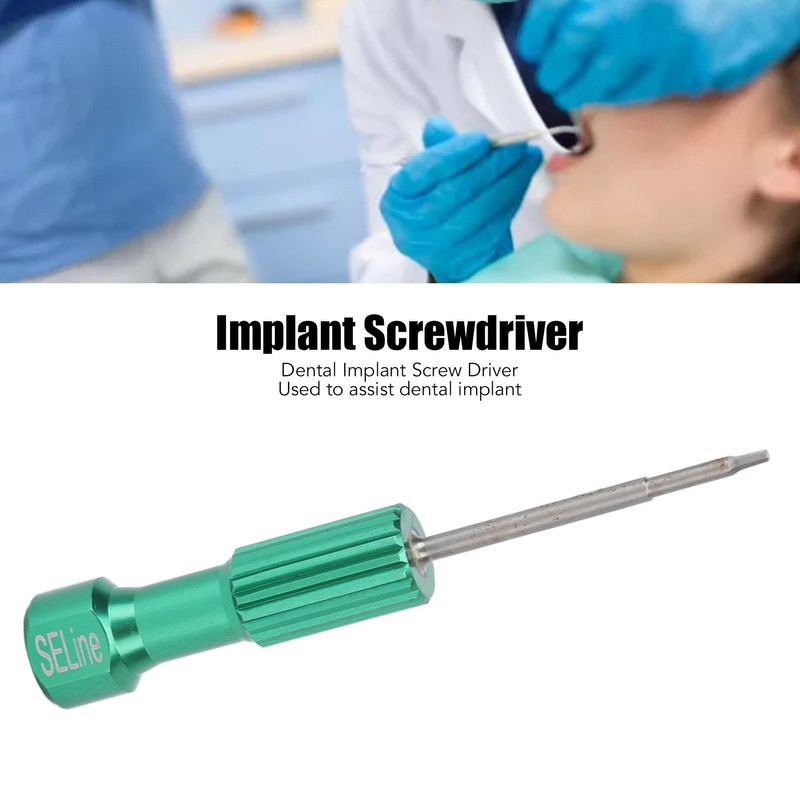 Implant Screwdriver Stainless Steel Ergonomic Portable Dental Implant Screw Driver