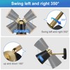 VATONI Plug in Wall Sconce, Dimmable Wall Sconce Adjustable Wall