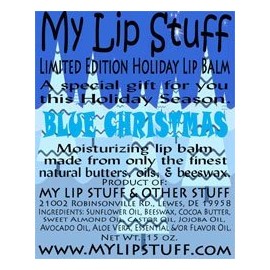 My Lip Stuff-Blue Christmas (Maple & Brown Sugar Flavor) Limited Edition Holiday Lip Balm