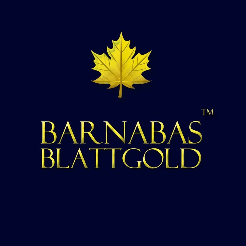 Barnabas Blattgold Imitation Gold Leaf, Loose Sheets [50 Sheets, 5.5