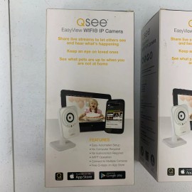 Q-See LOT of 2 NEW Q-See WiFi IP Camera Easy View Night Vision QN6401X surveillance