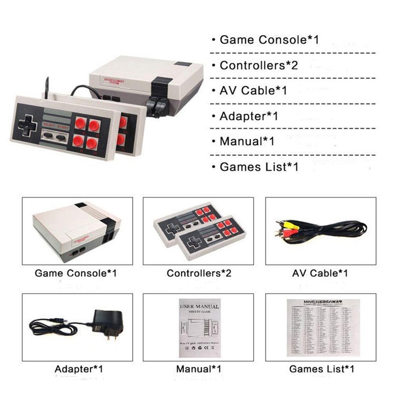 Retro Game Console AV Output Console Built In Classic Video