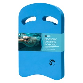 Sunlite Sports Swimming Kickboard with Ergonomic Grip Handles, One Size Fits All, for Children and Adults, Pool Training Swimming Aid, for Beginner and Advanced Swimmers | Sunlite Sports