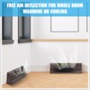 Landhoow Baseboard Diffuser Register, Oil Rubbed Bronze Finish, Vent Covers