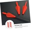 Kisangel 3sets 20 Arrow Plastic Arrow Tails Sturdy Training Accessories