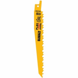 DEWALT FLEXVOLT Reciprocating Saw Blades, 5-Pack, 6”, 6TPI, Stainless Steel (DWAFV466)