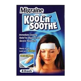 Kool 'N' Soothe Migraine x4 Gel Sheets by Kool 'n' soothe migraine