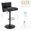 Brage Living Bar Stool, Couch Spring Seat, Adjustable Swivel PU