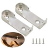 2 Pieces Clothes Rail Holder Clothes Rail Holder Titanium Alloy