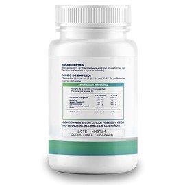 NAIMA Berberine HCL 97%, 100 Cápsulas | Suplemento Alimenticio 100% Puro y Natural | Soporte Digestivo, Bienestar General | Sin Aditivos ni Rellenos