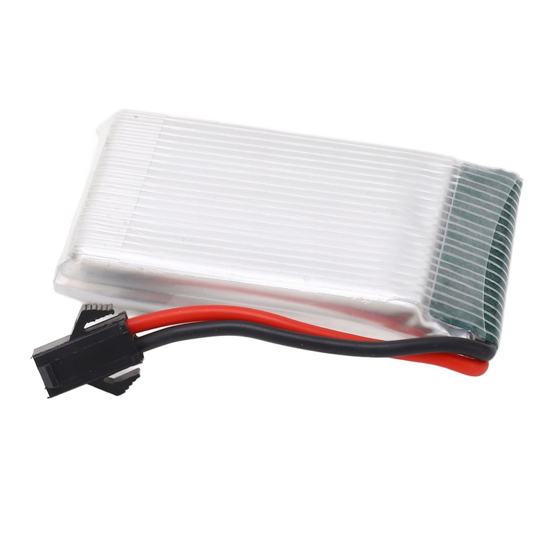RC Aircraft Lithium Battery 3.7V 1100mAh with SM Black Plug