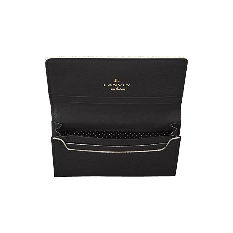 Lanvin on Blue Melanie Business Card Holder, Black