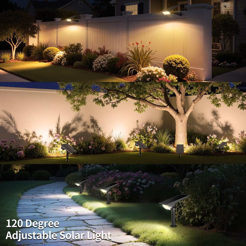 Lightonight Solar Light Outdoor Waterproof IP68, 56 LED 3 Color