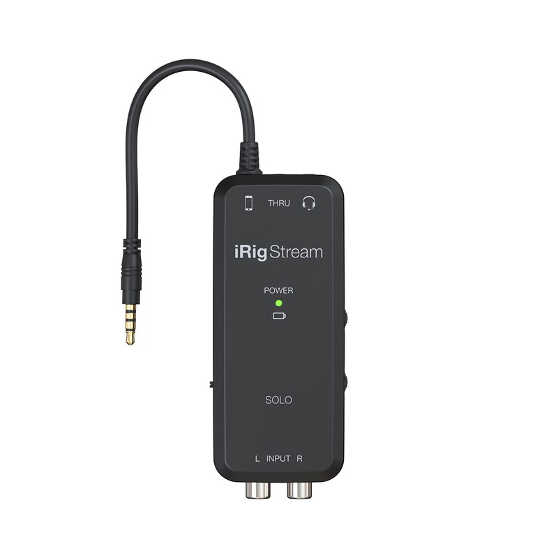 IK Multimedia iRig Stream Solo Audio Interface for Live Streaming,