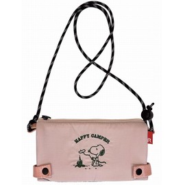Route 8608 Snoopy Peanuts-9B Snoopy Crossbody Simple Insulated IP Thermo K Sacoche, 03 H-CAMPER PINK