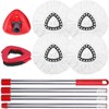 4 Pack Spin Mop Replace Heads for Cedar EasyWring 1