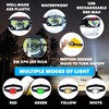 Skywin Hard Hat Light, Headlamp Rechargeable, Lightweight USB, XPG+COB 3