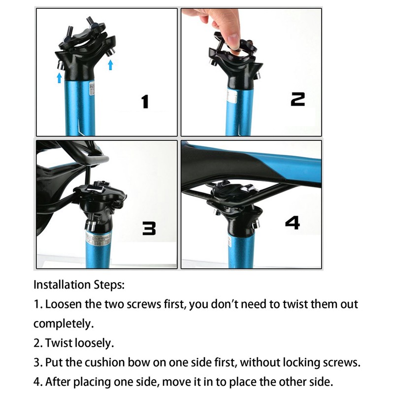 FMFXTR 30.9x400mm Bicycle Seatpost Aluminum Alloy Saddle Pole Road Mountain