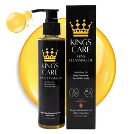 Mens Skin Care Deep Cleansing Oil, Nose Blackhead Remover, Pore Cleaner For Men, Korean Skincare Oil Cleanser For Face, Plant Based, For All Skin Types 5.07 fl oz (150ml)