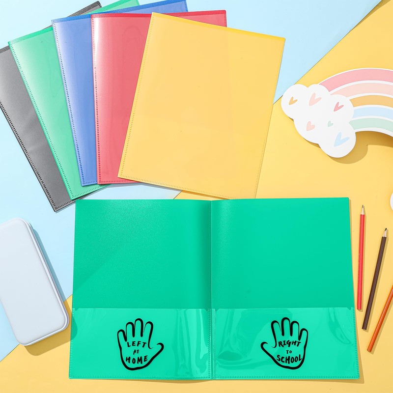 48 Pack Take Home Folder Parent Teacher Communication Folders -Heavy