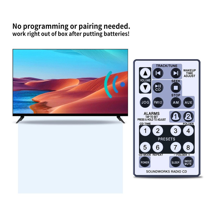 PZL New Replacement Remote Control for Cambridge SoundWorks Radio CD