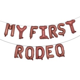 RUIANSI My First Rodeo Party Decoration - Birthday Party Supplies, Banner, Balloons, Backdrop