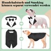 Illumifun Tuxedo Suit and Bandana Set, Elegant Dog Wedding Party