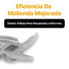 RHINO, Navaja para Molino de 22, Fabricada en Acero Inoxidable,