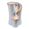 Haobos Indoor Water Fountain Imitation Ceramics Appearance Tabletop Fountain Relaxation