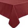 Erwin Müller Washable Tablecloth, Neuss Diamond Design, Burgundy Size 110
