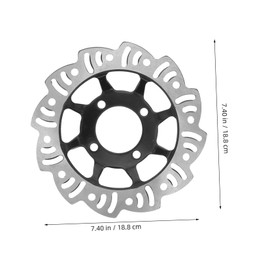 Alipis Metal Brake Disc Replacement for Go Kart Bike Durable Cast Iron Brake Disk Accessory with Easy Installation Suitable for Various Activities