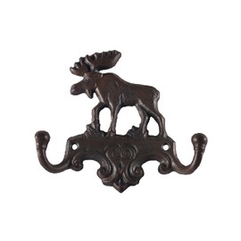 Stelalloy Decorative Wall Hook, Wrought Iron Hooks, Cast Iron Coat Hooks, Deer Antler Décor Wall Hook Animal, Rustic Coat Hooks, Towel Holder, Key Holder Wall, Pool Towel Rack, Patio Décor