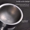 Dasing Stainless Steel Pestle Set Garlic Spice Mill Bowl Kitchen
