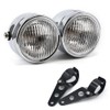 BENEALL Motorcycle Headlight Assembly Halogens Double Front Head light with