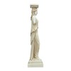 Caryatide Erechtheion Acropolis Athens Female Figure Greek Grey Patina Statue