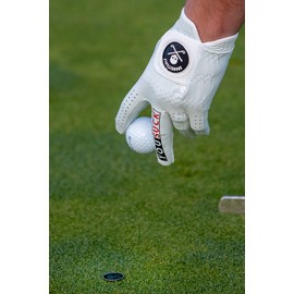 SHANKITGOLF You Suck Funny Golf Glove - Pro Made Cabretta Leather Compression-Fit Glove for Men and Women, Breathable, Lasting Stable Grip, Super Soft, Golf Gift