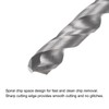 sourcing map Pack of 2 Solid Carbide Drill Bits Spiral