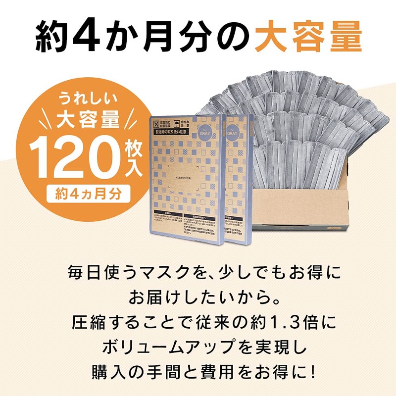 Iris Ohyama APN-60LP Pleated Masks, Non-Woven Fabric, Color Mask, Quantity: