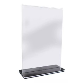 Exhivit Porta Menú A5, Doble Vista (paq-10 Piezas) Porta Folleto