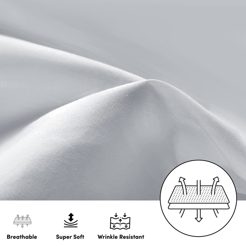 Aspire Homeware Pillow Cases 2 Pack – 100% Brushed Microfiber