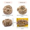 Hairro Messy Hair Bun Synthetic Scrunchy Donut Wavy Updo Elastic