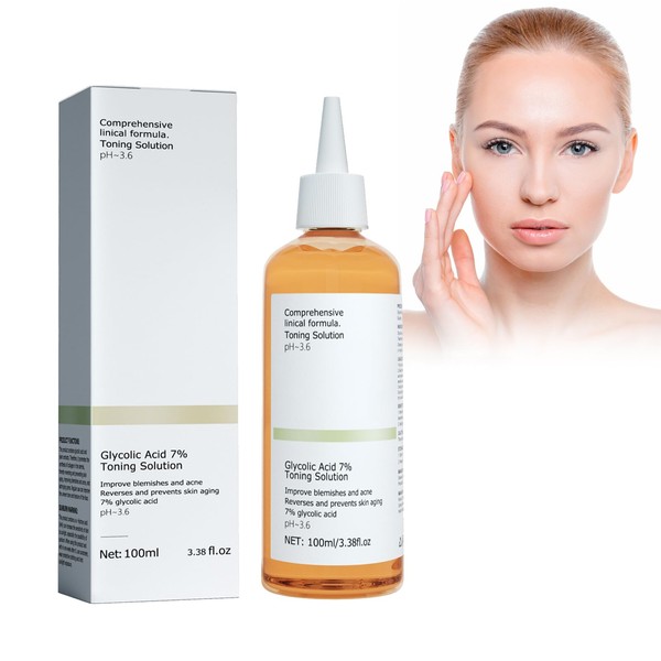 Glycolic 7% Acid Toner, 100ml Glycolic Acid Toning Resurfacing Solution