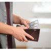 FuninCrea Men's Slim Leather Multi Slot Wallets Wallets for Men