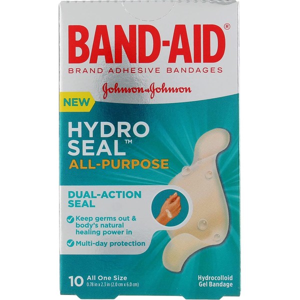 Band-Aid Hydro Seal All Purpose, 10 Count(One Size) Each(Pack of 6)